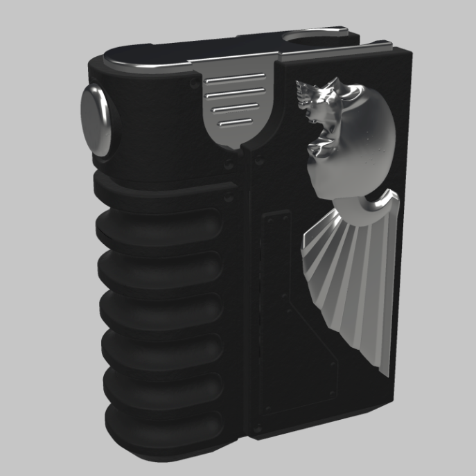 vape case with winged skull